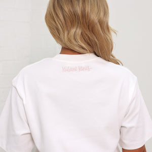 Boyfriend Tee - Whipped White
