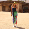 Chiffon Maxi Dress - Spellbound Swirl