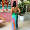 Chiffon Maxi Dress - Spellbound Swirl