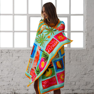 Cotton Beach Towel - Ocean Honey