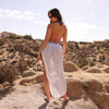 Crochet Knit Maxi Sarong - Ivory