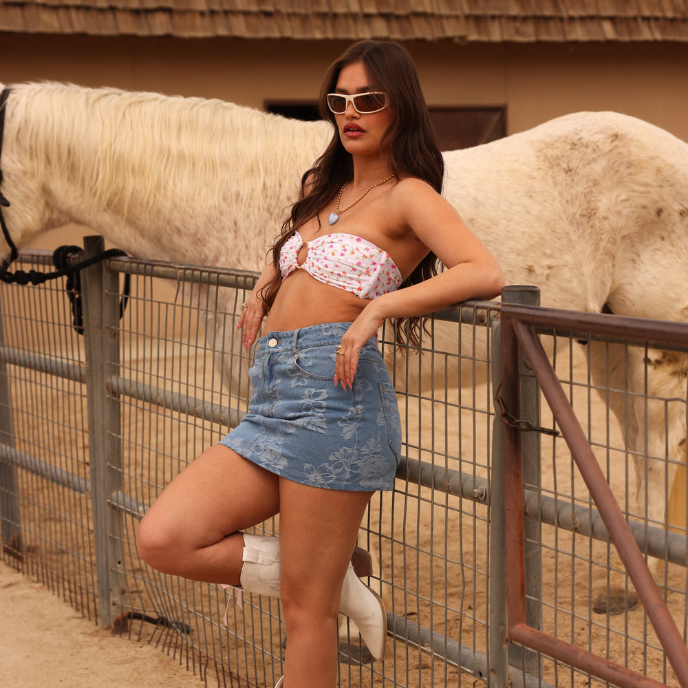 Denim Mini Skirt - Dixie Denim