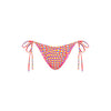 Dipped Cheeky Tie Bikini Bottom - Astro Pop