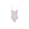 Double Ruffle Underwire One Piece - Moonflower