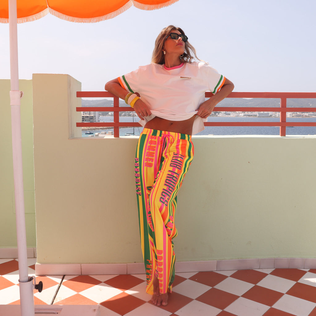 Draw String Resort Pants - Sunshine Lover