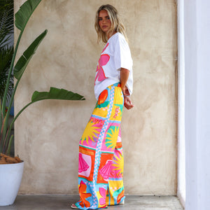 Drawstring Resort Pants - Sunkissed Coast