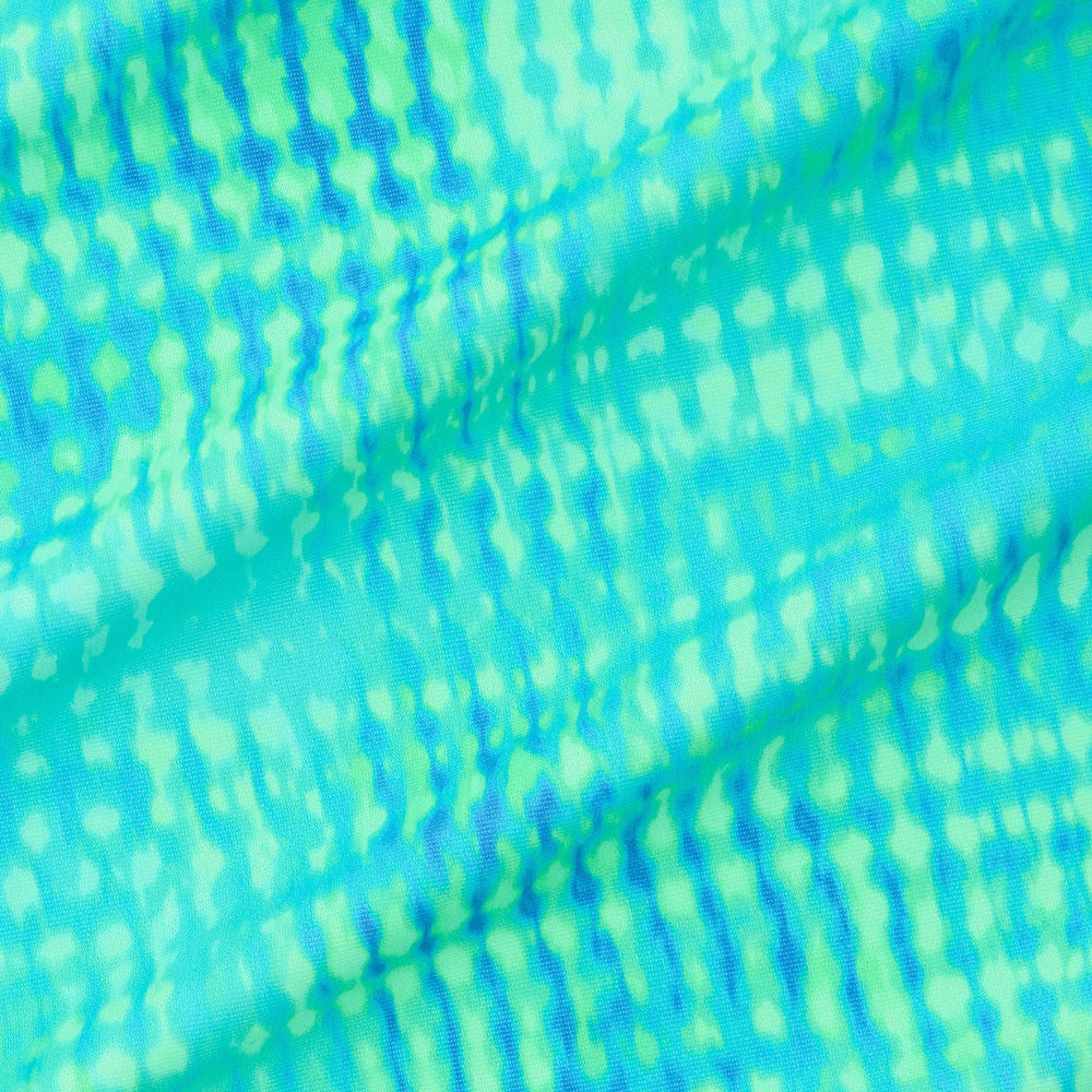 Lace Stitch High Leg Vintage Bikini Bottom - Summer Seas