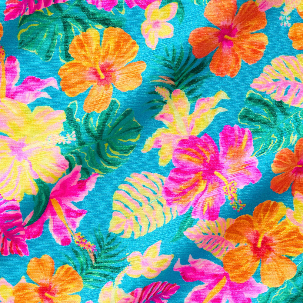 Lettuce Edge Bralette Bikini Top - Paradise Pop