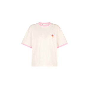 Boyfriend Bind Tee - Hibiscus Paradise