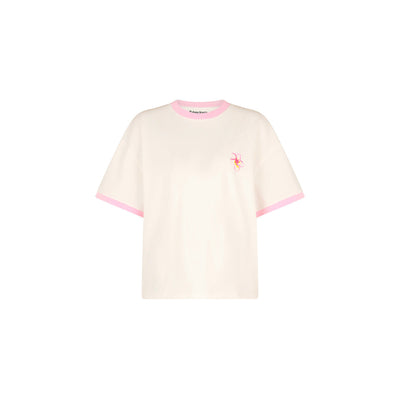 Boyfriend Bind Tee - Hibiscus Paradise