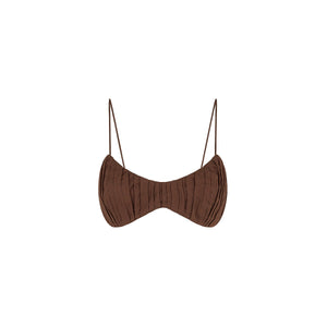 Ruched Bralette Top - Coco