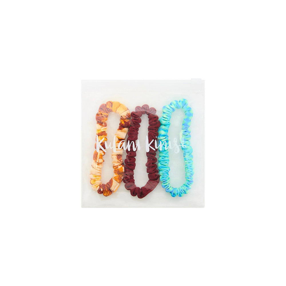 Skinny Scrunchie Pack - Espresso Island