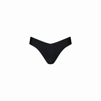 Cheeky V Bikini Bottom - Twilight Black