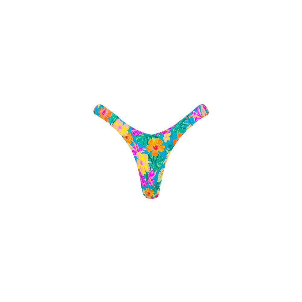 Retro Y Thong Bikini Bottom - Paradise Pop