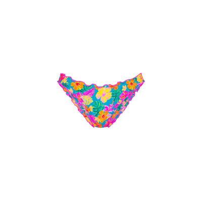 Lettuce Edge Full Coverage Bikini Bottom - Paradise Pop