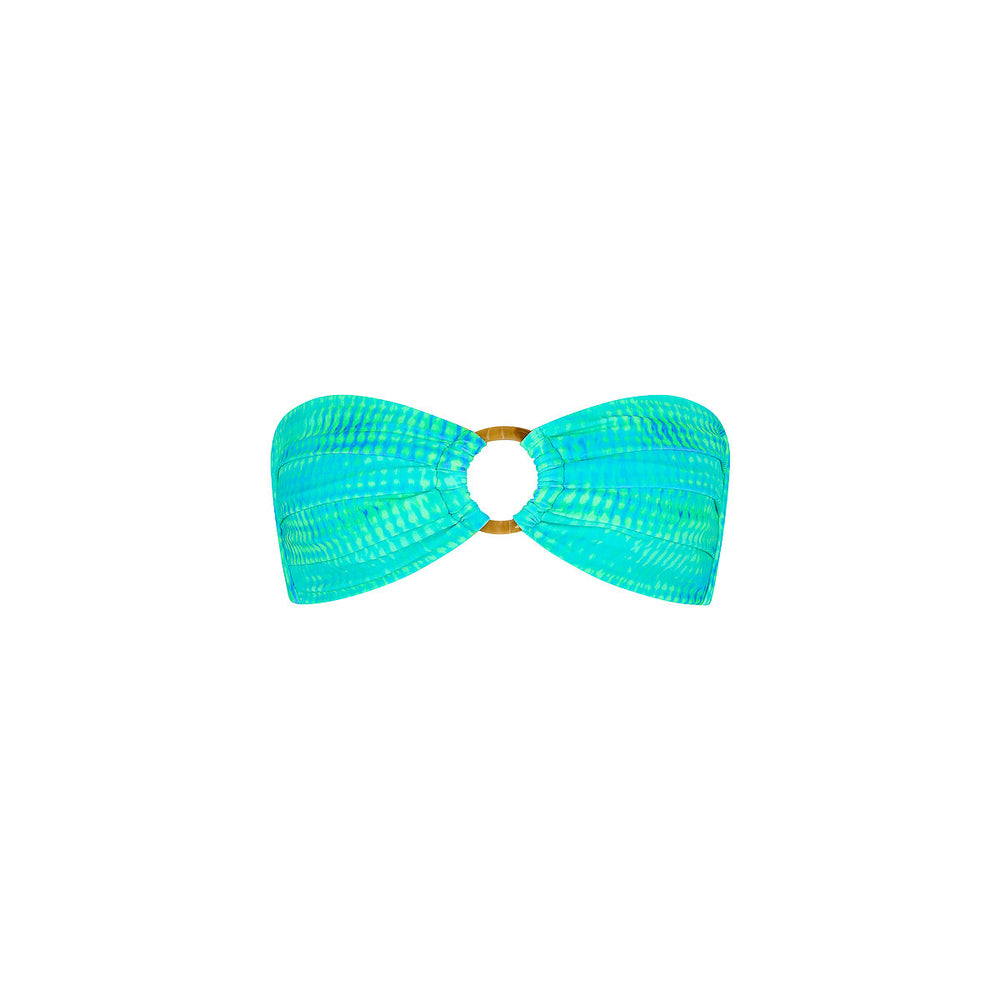 Strapless Bandeau Bikini Top - Summer Seas