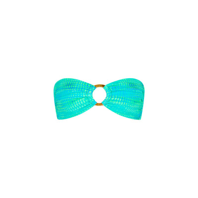 Strapless Bandeau Bikini Top - Summer Seas