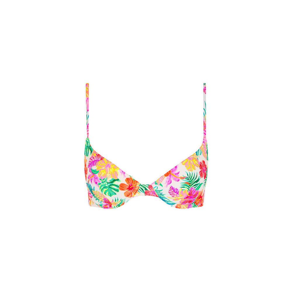 Slim Underwire Bra Bikini Top - Island Escape