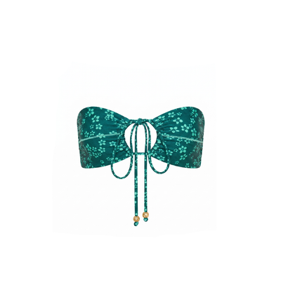 Stitch Splice Bandeau Bikini Top - Moonkiss