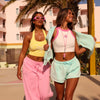 Knit Halter Tank Top - Sunny Honey