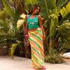Knit Halter Tank Top - Green Envy