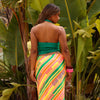 Knit Halter Tank Top - Green Envy