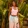 Knit Halter Tank Top - Love Match