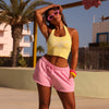 Knit Halter Tank Top - Sunny Honey