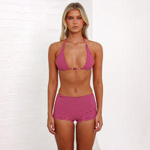 Micro Swim Short - Cherry Kiss