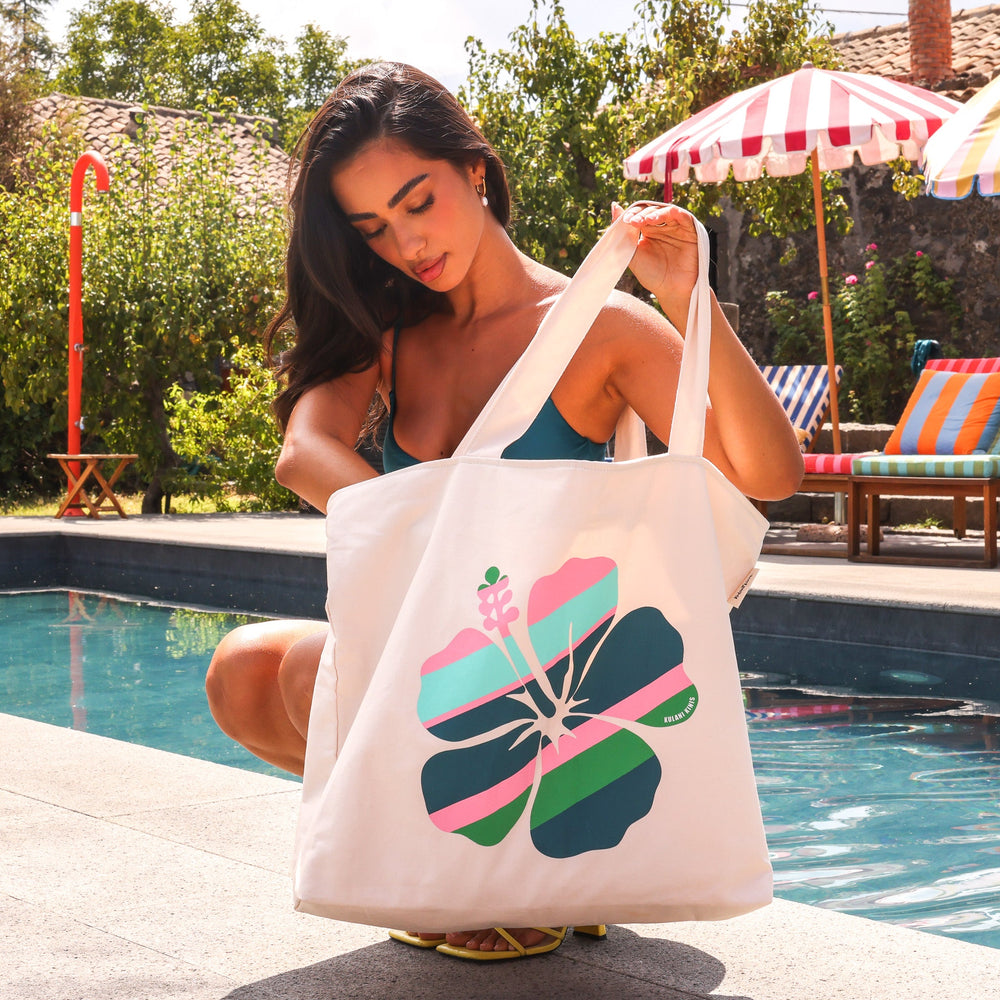 Large Beach Tote - Vacay Spritz