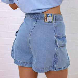 Martina Denim Shorts - Pocket Full Of Shells