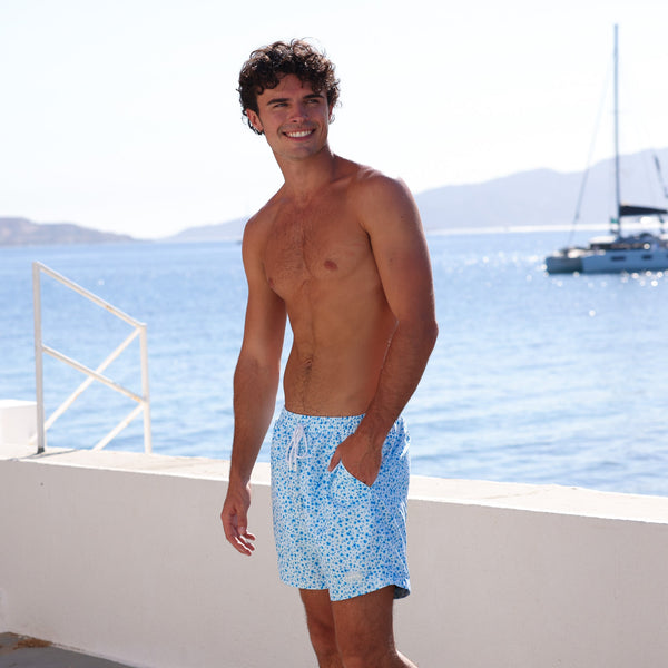 Men's Swim Trunks - Dream Flower