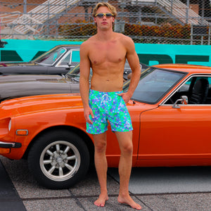 Men's Swim Trunks - Monaco Whispers