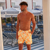 Men's Swim Trunks - Orange Cream