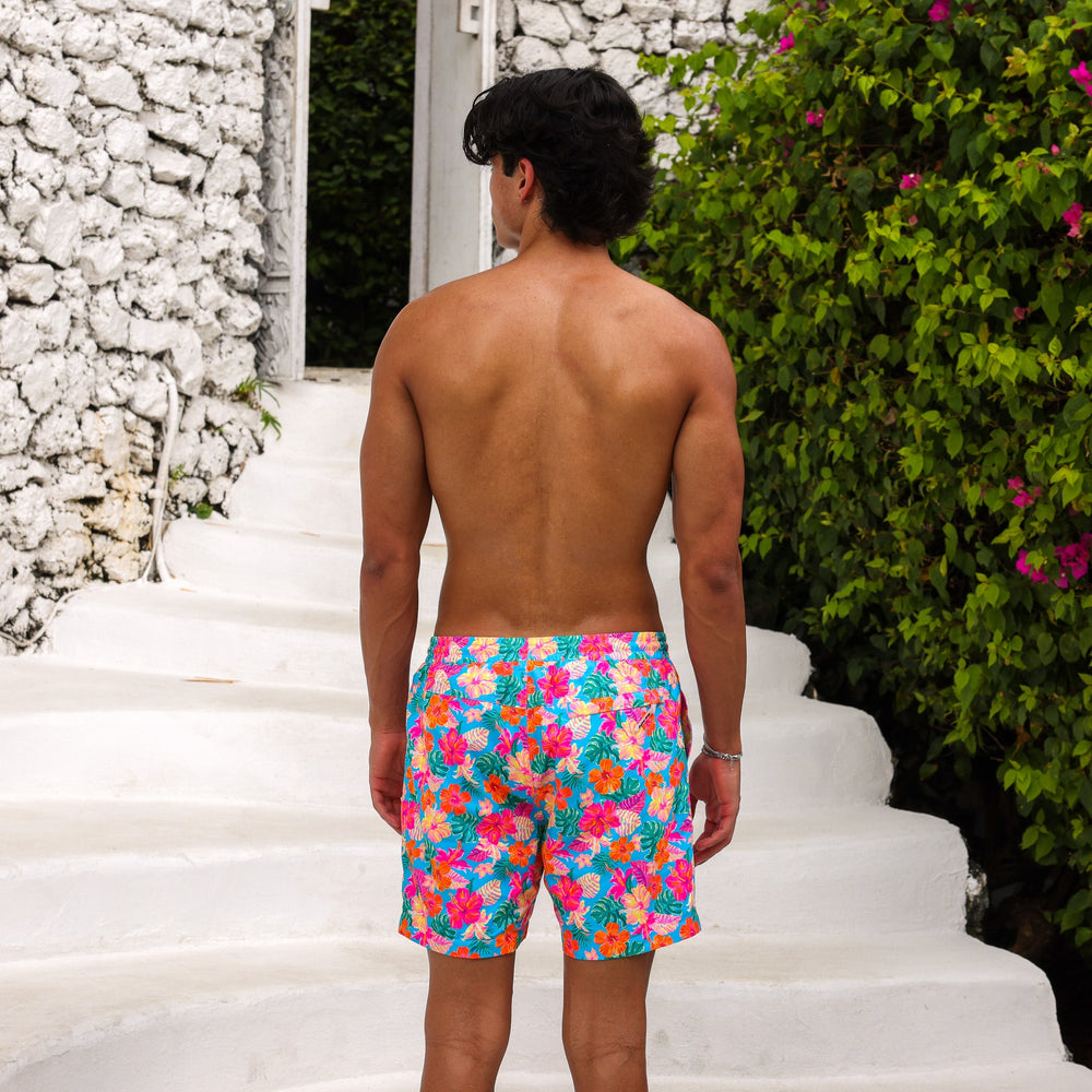 Men's Swim Trunks - Paradise Pop