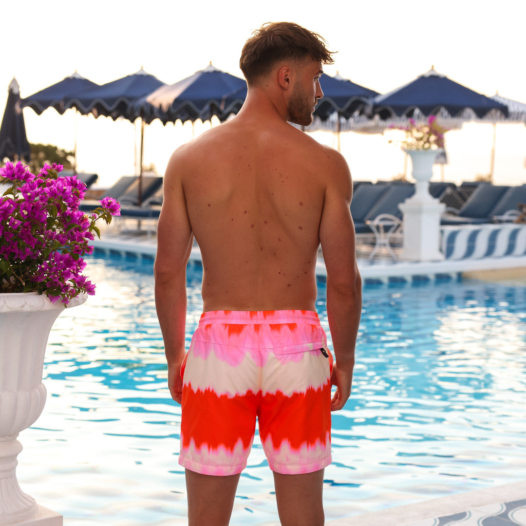 Men's Swim Trunks - Strawberry Vanilla