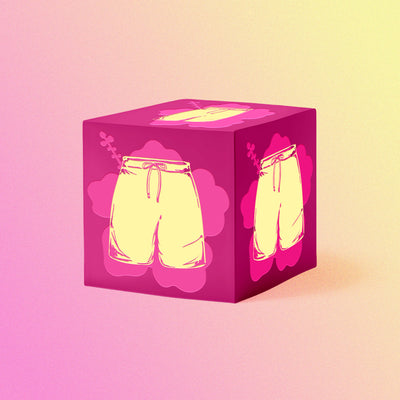 Mystery Men's Swim Trunks