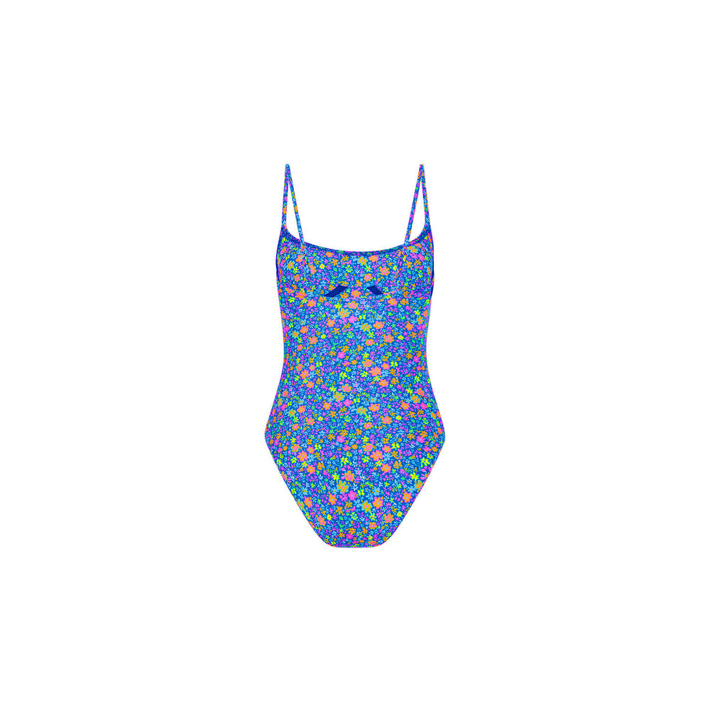 Invisible Underwire One Piece - Electric Bloom