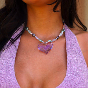 Pendant Necklace - Lilac Spell