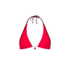 Bind Tie Halter Bikini Top - Cherry Cola