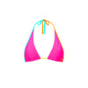 Bind Tie Halter Bikini Top - Confetti