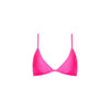 Underwire Triangle B-C Cup Bikini Top - Posh Pink