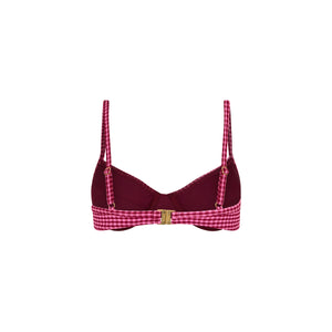 Ditzy Underwire Bra Bikini Top - Cherry Kiss