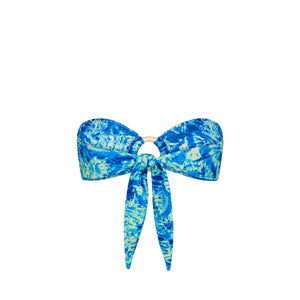 Strapless Bandeau Bikini Top - Tidal Glow