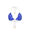 Lettuce Edge Bralette Bikini Top - Surfside