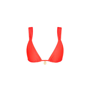 Slide Bralette Bikini Top - Guava Glow