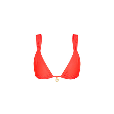 Slide Bralette Bikini Top - Guava Glow