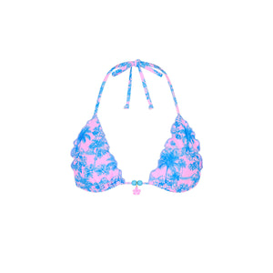 Lettuce Edge Bralette Bikini Top - Paloma