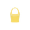 Knit Halter Tank Top - Sunny Honey