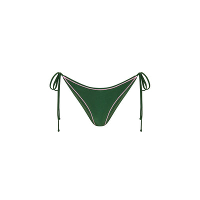 Stitch Dipped Cheeky Tie Bikini Bottom - Jaded Juniper